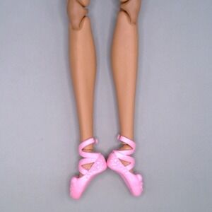 Barbie in the Nutcracker Fairytale Ballet Slippers Pink Replacement Doll Shoes